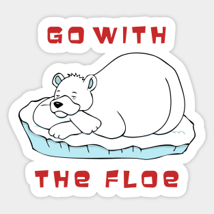 Go With The Floe Sticker